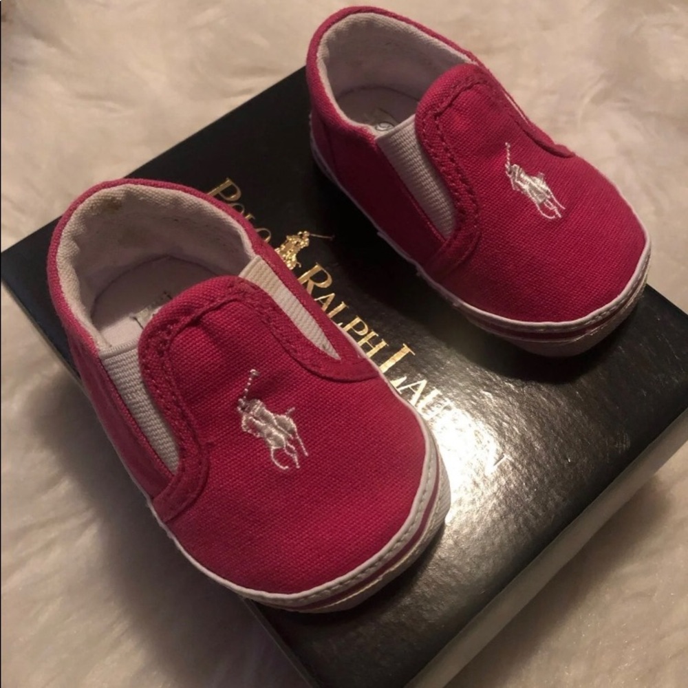 Ralph Lauren baby girl size 2 shoes